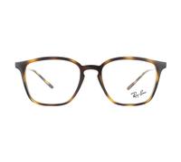 Ray - Ban Unisex RX7185 2012 Monturas ópticas Inyectado Tortuga Transparente Cuadrada Normal