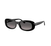 Ray - Ban Mujer Ray - Ban RB2221 901/M3 Gafas de sol Acetato Negro Gris Redonda Polarizado Sombreado