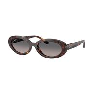 Ray - Ban Mujer Ray - Ban RB2223 902/M3 Gafas de sol Acetato Tortuga Gris Redonda Polarizado