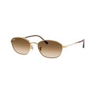 Ray - Ban Mujer Ray - Ban RB3749 001/51 Gafas de sol Metal Oro Marrón Geométrico Normal Sombreado