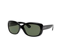 Ray - Ban Mujer RB4101 JACKIE OHH 601 Gafas de sol Inyectado Negro Verde Mariposa Normal