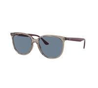 Ray - Ban Mujer Ray - Ban RB4378 65722V Gafas de sol Inyectado Gris Azul Cuadrada Polarizado