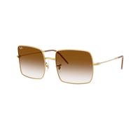 Ray - Ban Mujer Ray - Ban RBR0104S SQUARE REVERSE 001/CB Gafas de sol Metal Oro Marrón Cuadrada Normal Sombreado