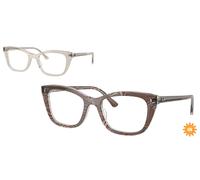 Ray - Ban Mujer Ray - Ban RX5433 8291 Monturas ópticas Acetato Gris Transparente Pillow Normal