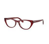 Ray - Ban Mujer Ray - Ban RX5449D 8464 Monturas ópticas Acetato Rojo Transparente Cuadrada Normal