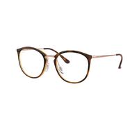 Ray - Ban Mujer Ray - Ban RX7140 5687 Monturas ópticas Inyectado Marrón Transparente Pantos Normal