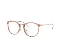 Ray - Ban Mujer Ray - Ban RX7140 8124 Monturas ópticas Inyectado Marrón Transparente Pantos Normal