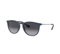 Ray - Ban Mujer RB4171 ERIKA 60028G Gafas de sol Inyectado Azul Gris Pantos Normal Sombreado
