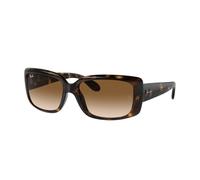 Ray - Ban Mujer RB4389 710/51 Gafas de sol Acetato Tortuga Marrón Pillow Normal Sombreado