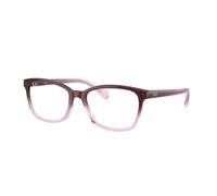 Ray - Ban Mujer RX5362 8311 Monturas ópticas Acetato Rojo Transparente Mariposa Normal