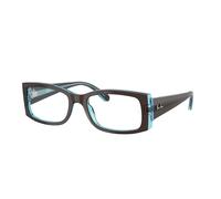Ray - Ban Mujer RX5434 MIRIAM 8366 Marcos de vista Acetato Marrón Transparente Cuadrada Normal