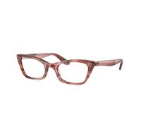 Ray - Ban Mujer RX5499 LADY BURBANK 8363 Monturas ópticas Acetato Rosa Transparente Cat Eye Normal