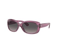 Ray-Ban Mujer Sunglass Jackie Ohh Transparent - Color del Marco: Violeta Transparente, Color de la Lente: Polarized Gris Degradado