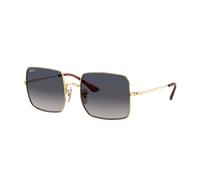 Ray-Ban Square 1971 Classic Gafas De Sol Oro Arista Montura Azul Lentes Polarizado 54-19
