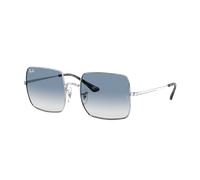 Ray-Ban Square 1971 Classic Gafas De Sol Plateado Montura Azul Lentes 54-19