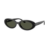 Ray-Ban Mujer Sunglass RB2223F - Color del Marco: Negro, Color de la Lente: Verde