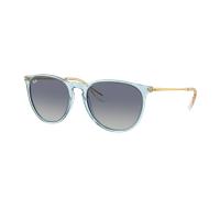 Ray-Ban Mujer Sunglass RB4171 Erika Classic - Color del Marco: Azul Claro Transparente, Color de la Lente: Gris/Azul
