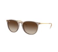 Ray-Ban Mujer Sunglass RB4171F Erika Classic - Color del Marco: Marrón claro transparente, Color de la Lente: Marrón