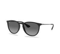 Ray-Ban Mujer Sunglass RB4171F Erika Color Mix - Color del Marco: Goma Negra, Color de la Lente: Polarized Gris