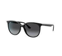 Ray-Ban Mujer Sunglass RB4378F - Color del Marco: Negro, Color de la Lente: Gris Degradado