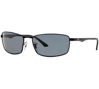 Ray-Ban Hombre Sunglass RB3498 - Color del Marco: Black, Color de la Lente: Gris