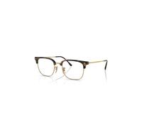 Ray-Ban New Clubmaster Optics Oro Montura Transparente Lentes Polarizado 53-20