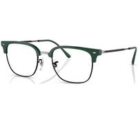 Ray - Ban Unisex RX7216 NEW CLUBMASTER 8208 Marcos de vista Acetato Verde Transparente Cuadrada Normal