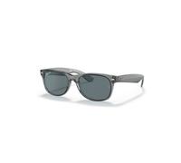 Ray-Ban New Wayfarer Classic Gafas De Sol Gris Montura Azul Lentes Polarizado 52-18