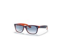 Ray-Ban New Wayfarer Color Mix Gafas De Sol Azul Sobre Naranja Montura Azul Lentes 55-18
