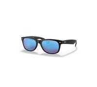 Ray - Ban Unisex Ray - Ban RB2132 NEW WAYFARER 622/17 Gafas de sol Inyectado Negro Azul Cuadrada Normal Espejo