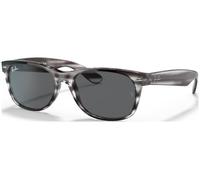 Ray-Ban New Wayfarer Color Mix Gafas De Sol Gris A Rayas Montura Gris Lentes 52-18