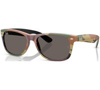 Ray - Ban Unisex RB2132 NEW WAYFARER 6822B1 Gafas de sol Nylon Negro Gris Cuadrada Normal