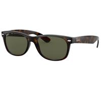 Ray - Ban Unisex RB2132 NEW WAYFARER 902/58 Gafas de sol Inyectado Tortuga Verde G15 Cuadrada Polarizado