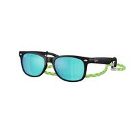 Ray - Ban Niños Ray - Ban RJ9052S JUNIOR NEW WAYFARER 702855 Gafas de sol Nylon Negro Verde Cuadrada Reflejado