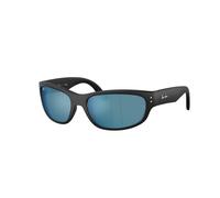 Ray - Ban Niños Ray - Ban RJ9189S 100S55 Gafas de sol Inyectado Negro Azul Pillow Espejo