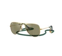 Ray - Ban Niños Ray - Ban RJ9506S JUNIOR AVIATOR 223/6R Gafas de sol Metal Oro Verde Piloto Reflejado Espejo