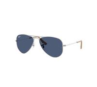 Ray - Ban Niños Ray - Ban RJ9506S JUNIOR AVIATOR 301/80 Gafas de sol Metal Plata Azul Piloto Normal