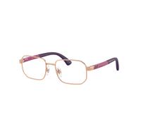Ray-Ban Rb1060 Optics Kids Bio-based Fucsia Sobre Goma Violeta Montura Transparente Lentes Polarizado 46-16