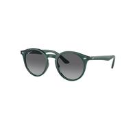 Ray - Ban Niños RJ9064S 7130T3 Gafas de sol Inyectado Verde Gris Pantos Polarizado Sombreado
