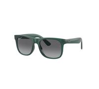 Ray - Ban Niños RJ9069S JUNIOR JUSTIN 7130T3 Gafas de sol Inyectado Verde Gris Cuadrada Polarizado Sombreado