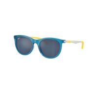 Ray - Ban Niños RJ9082S 718455 Gafas de sol Nylon Azul Azul Pantos Reflejado