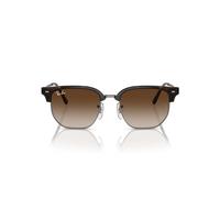 Ray-Ban Niños RJ9116S New Clubmaster Square Sunglasses, Havana On Gunmetal/Gradient Brown, 47 mm