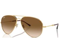 Ray-Ban OLD AVIATOR Gafas de sol Oro Arista Montura Marrón Lentes 58-14