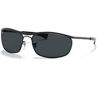 Ray - Ban Unisex RB3119M OLYMPIAN I DELUXE 002/R5 Gafas de sol Metal Negro Azul Redonda Normal
