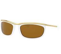 Ray-Ban Olympian I RB2319-128933 Gafas, Blanco/Oro, 62 Unisex Adulto