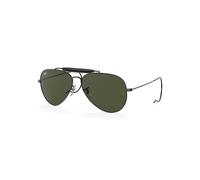 Ray-Ban Outdoorsman Gafas De Sol Negro Montura Verde Lentes 58-14