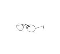 Ray-Ban Oval Optics Gunmetal Montura Transparente Lentes 51-21