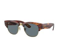 Ray - Ban Unisex RB0316S MEGA CLUBMASTER 954/3R Gafas de sol Acetato Marrón Azul Cuadrada Polarizado