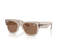 Ray - Ban Unisex Ray - Ban RB0840S MEGA WAYFARER 68701A Gafas de sol Acetato Marrón Marrón Cuadrada Normal
