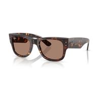 Ray - Ban Unisex RB0840S MEGA WAYFARER 902/1A Gafas de sol Acetato Tortuga Violeta Cuadrada Normal